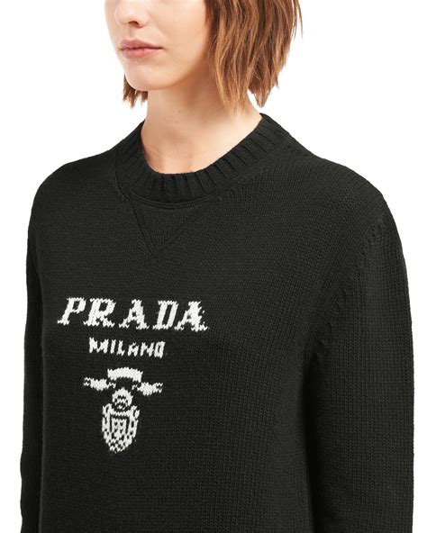 prada men's black sweater|Prada sweatsuit.